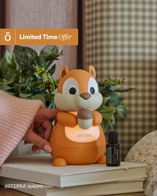 dōTERRA Squirrel difuzer & Balance – Limitirana ponuda