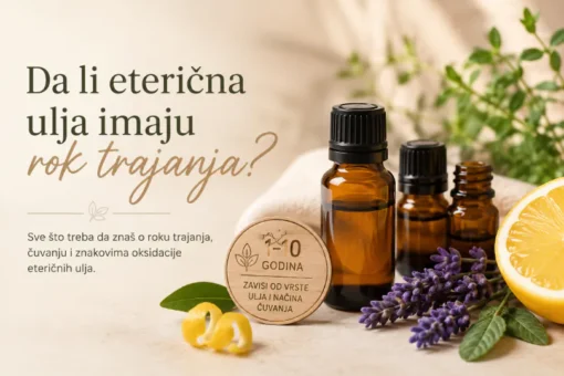 Lista eteričnih ulja sa rokovima trajanja