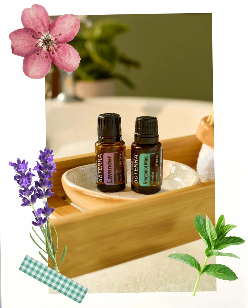 Lavender i Bergamot Mint eterična ulja za opuštajuću kupku