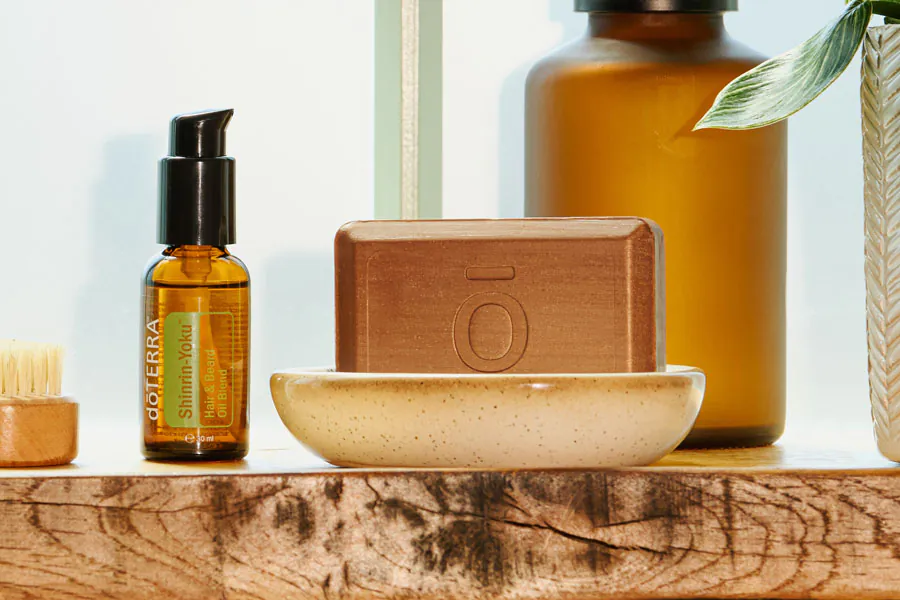 Shinrin-Yoku set – ulje za kosu i bradu i sapun dōTERRA